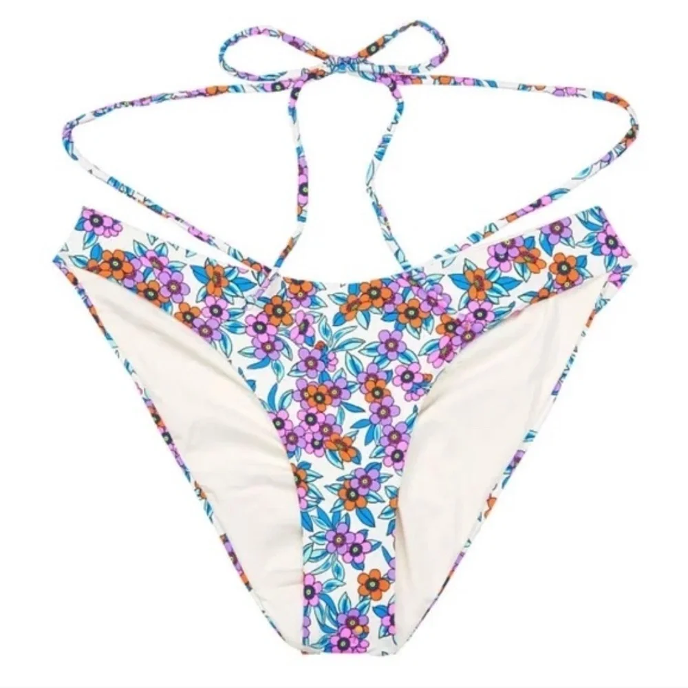 New! Set Frankies Bikinis Flower Farm Floral Bikini Set 31483